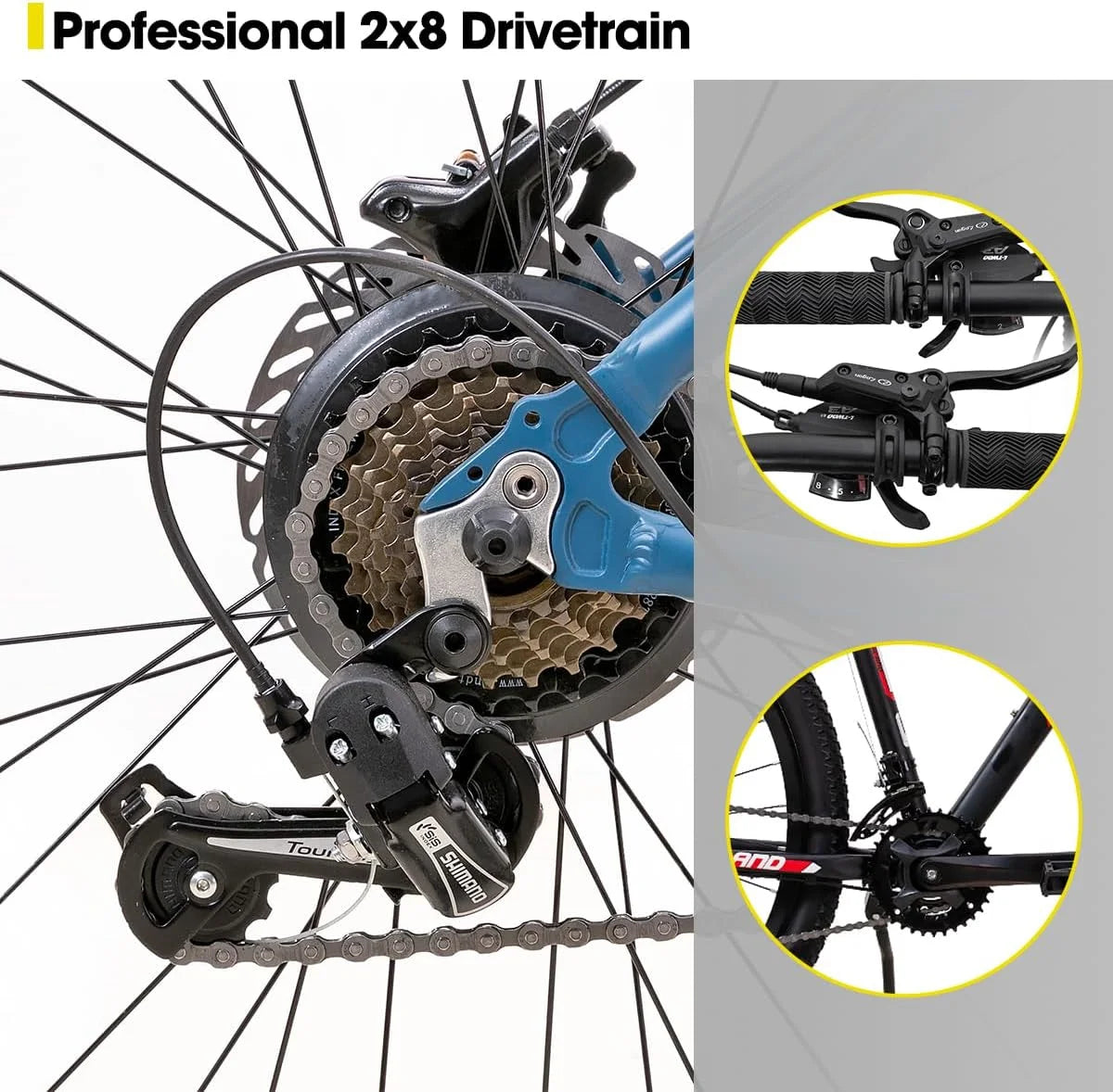 29 Inch Black Hardtail Mountain Bike M2368