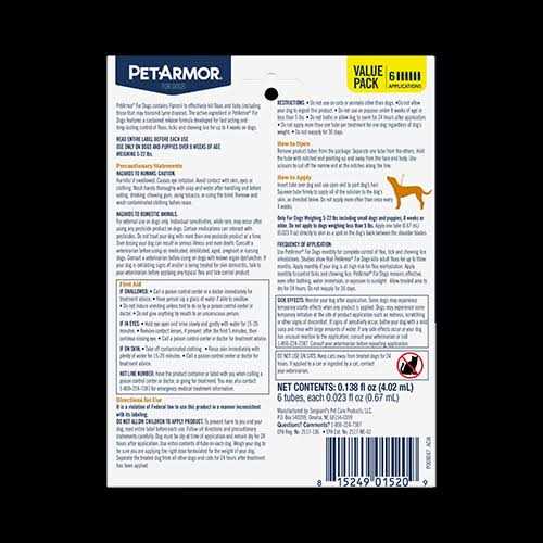 Flea and Tick Treatment for Large Dogs F654
