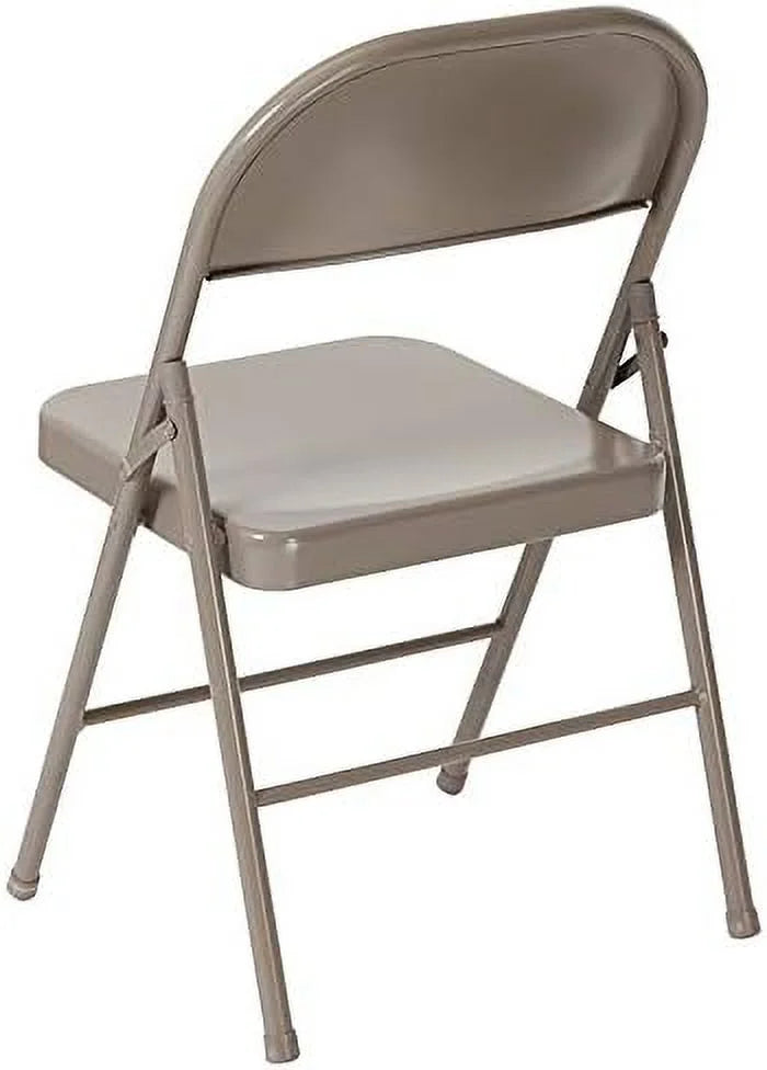 Gray Metal Folding Chair Y80943