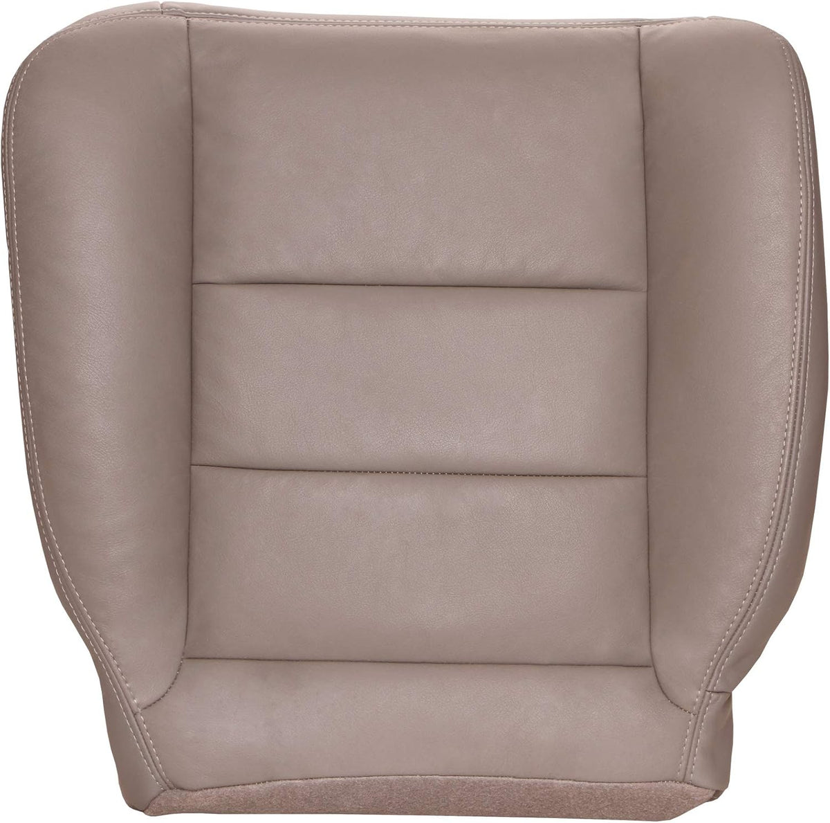 Driver Bottom Replacement Leather Seat Cover Medium Pebble Tan R278