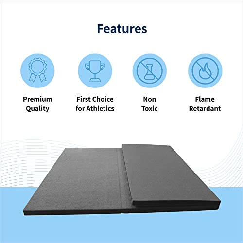 Bonded Foam Folding Exercise Mat 4' x 6' M9296