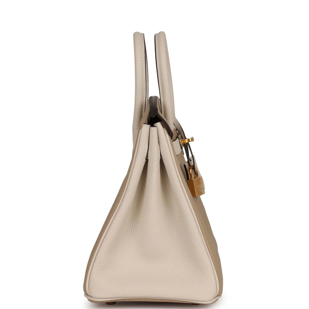 Trench and Beton Togo Leather Bag V40535