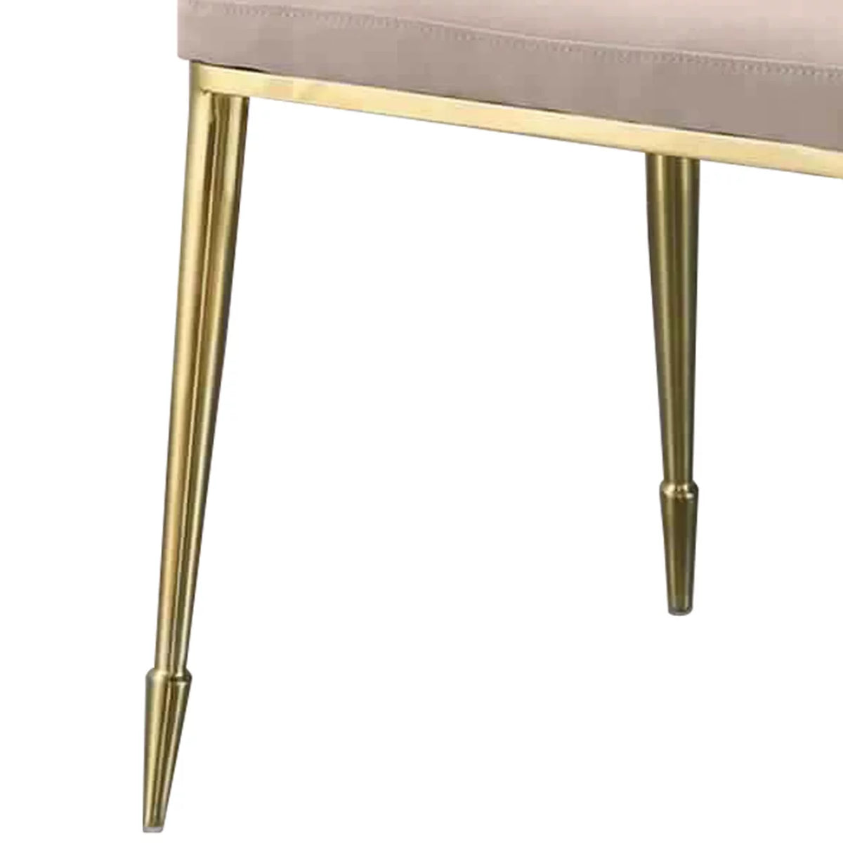 Fabric Upholstered Side Chair with Spindle Legs, Set of 2 E22004