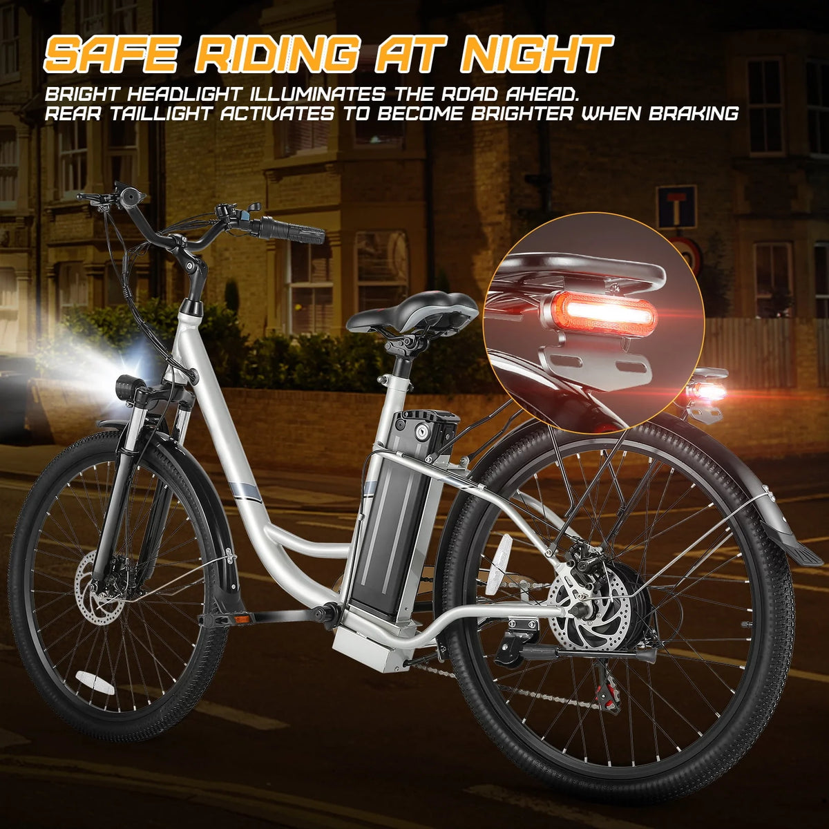 500W Electric Hybrid Bike with 48V 7.8Ah Battery Z632033