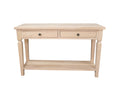 Solid Wood Sofa Table with Drawers L825