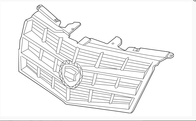 Cadillac CTS Grille Z487
