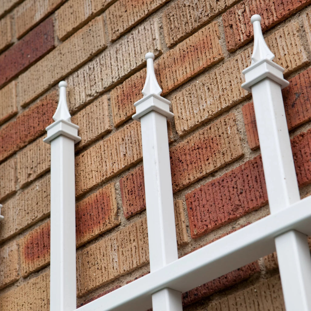 White Vinyl Wall Trellis U480