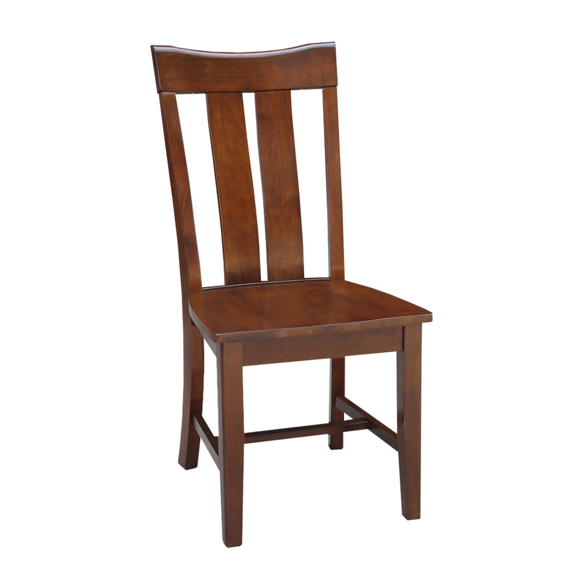 Solid Wood 3-Piece Dining Set with Dual Drop Leaf Table and 2 Splat Back Chairs W5104