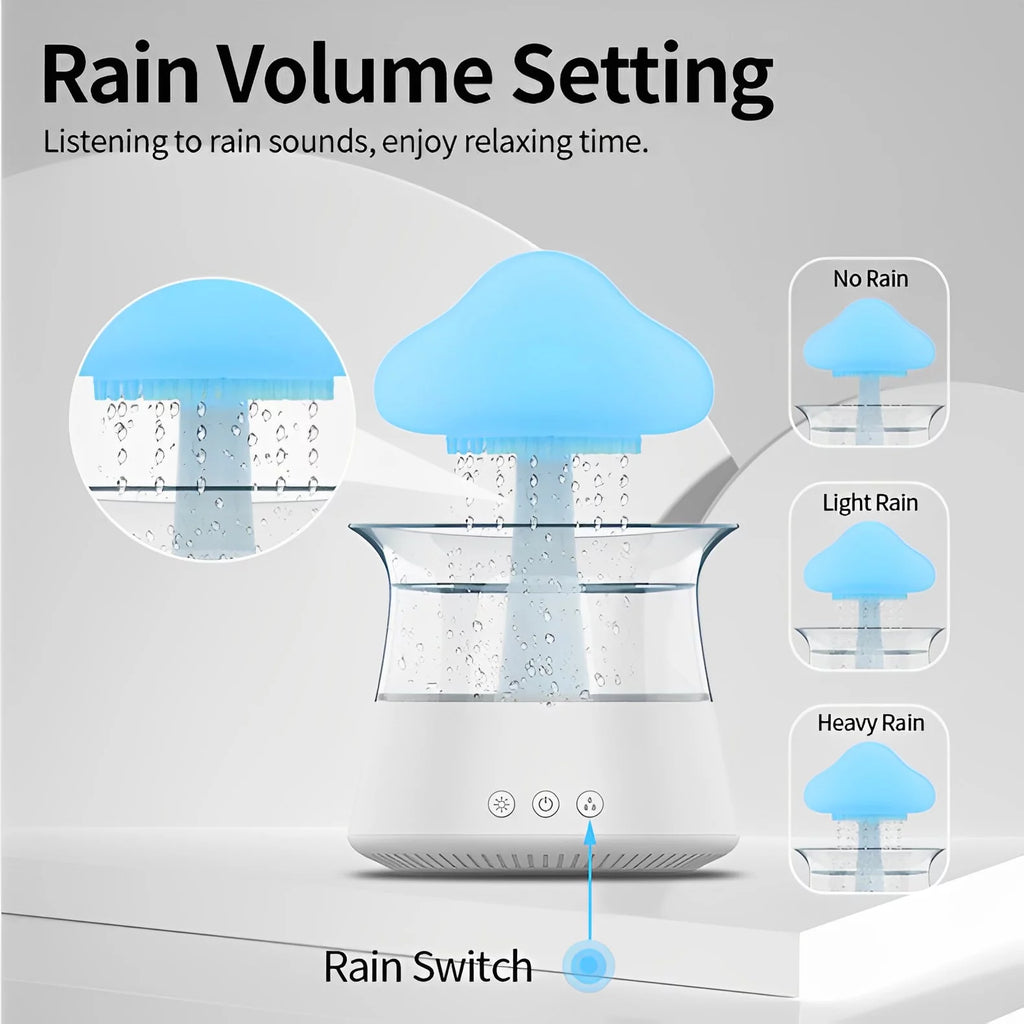 300ML Essential Oil Diffuser with 7 Colors LED Lights A1842