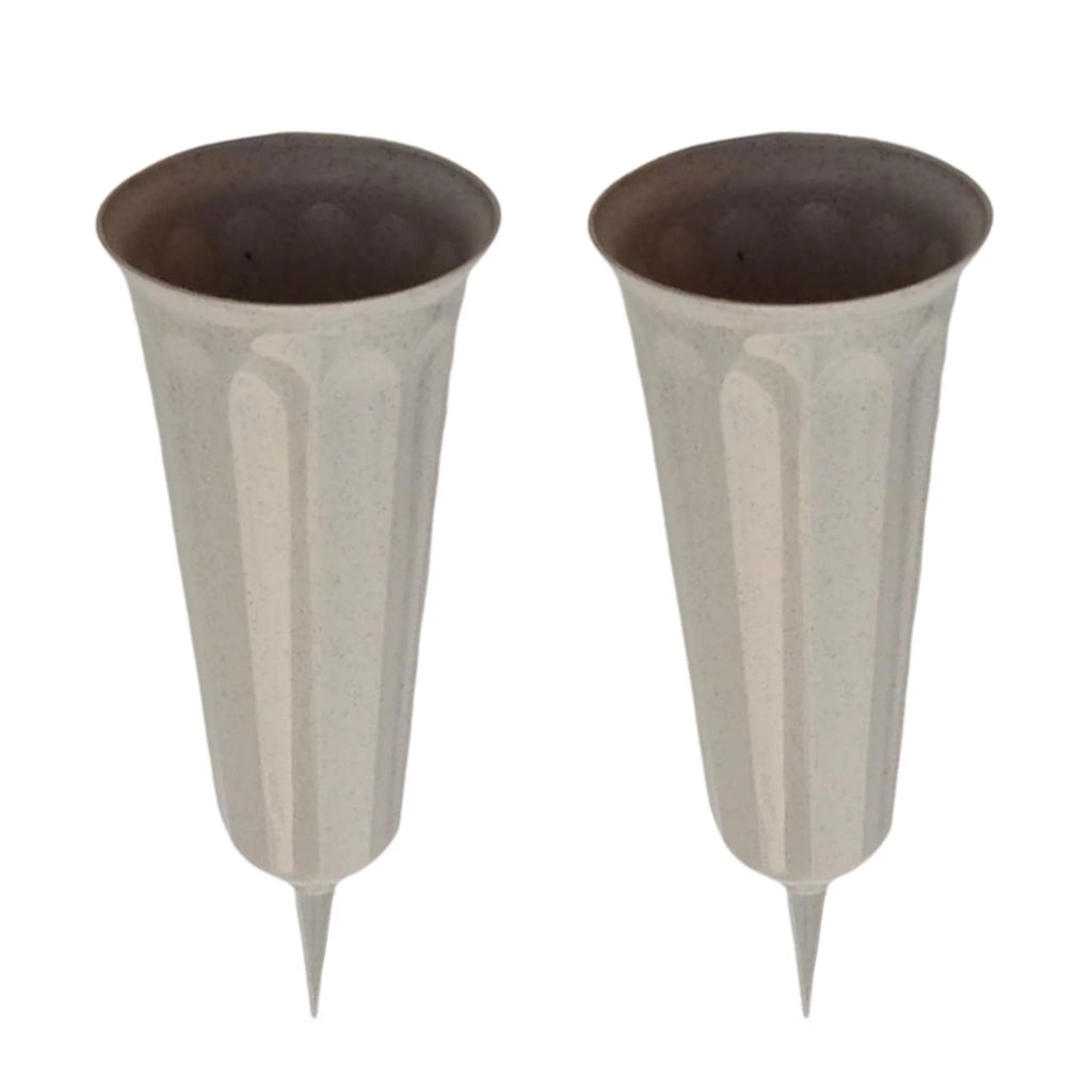26cm Fluted Flower Vases Stake E871663