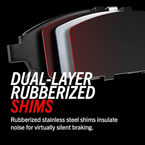 Rear Z17 Ceramic Brake Pads with Hardware T186985