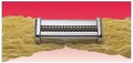 Pasta Machine Spaghetti Attachment H714045