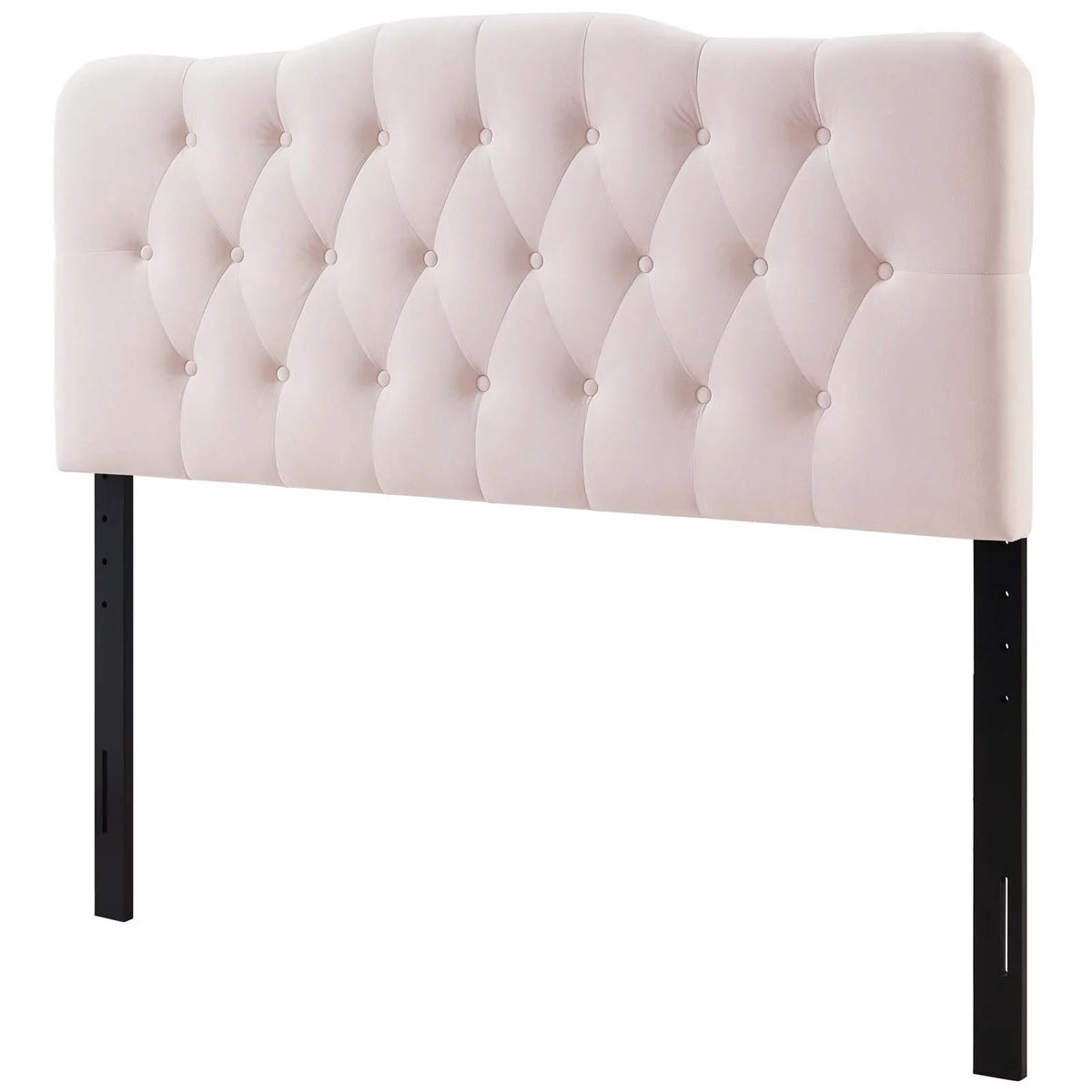 Pink Velvet Full Size Tufted Headboard G44887