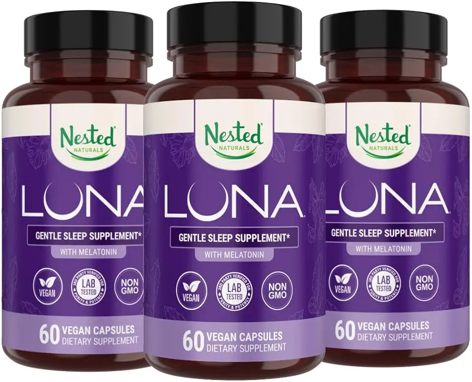 Herbal Sleep Supplement with Melatonin 180 Vegan Capsules I7778