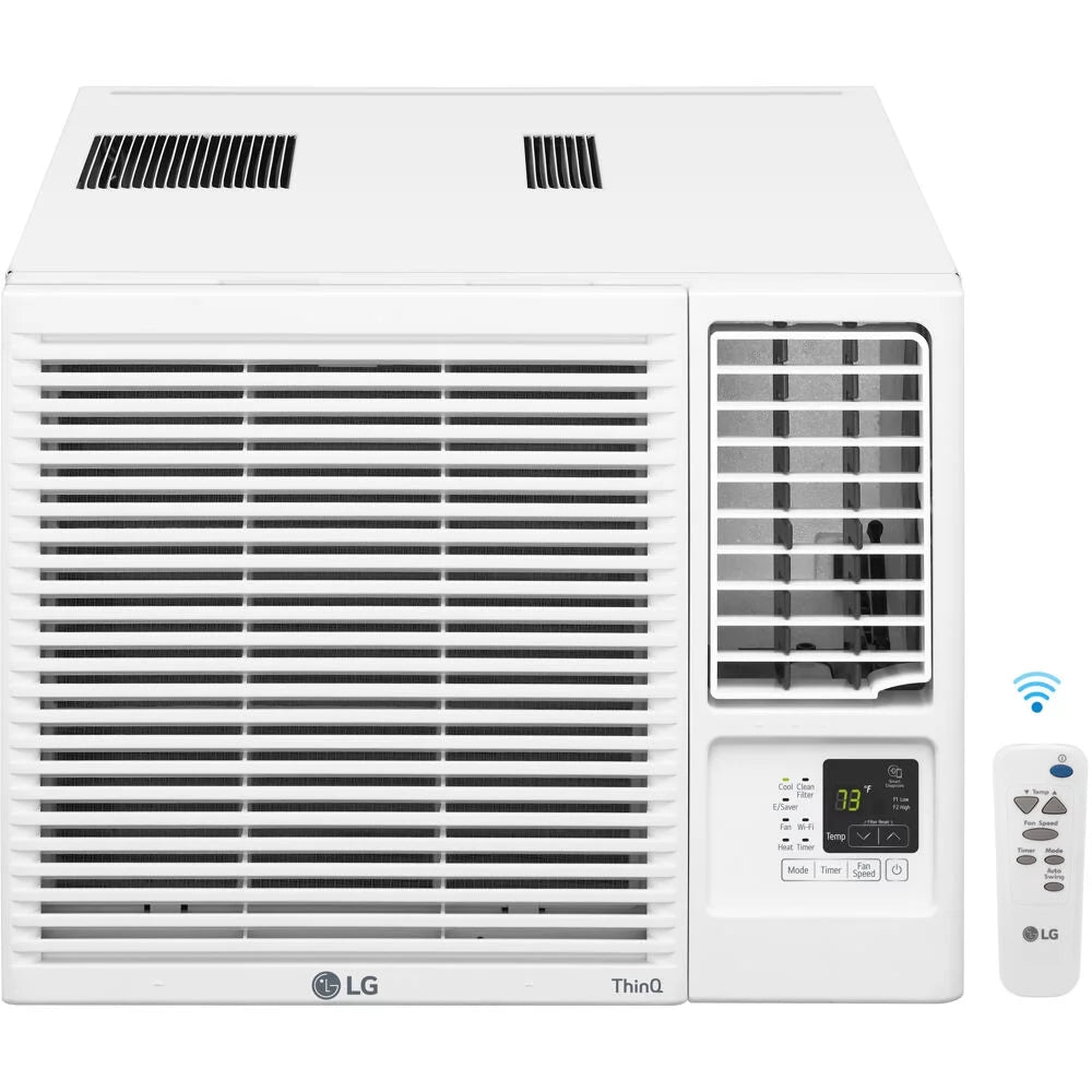 12,000 BTU Heat and Cool Window Air Conditioner with Wi-Fi Controls J66237