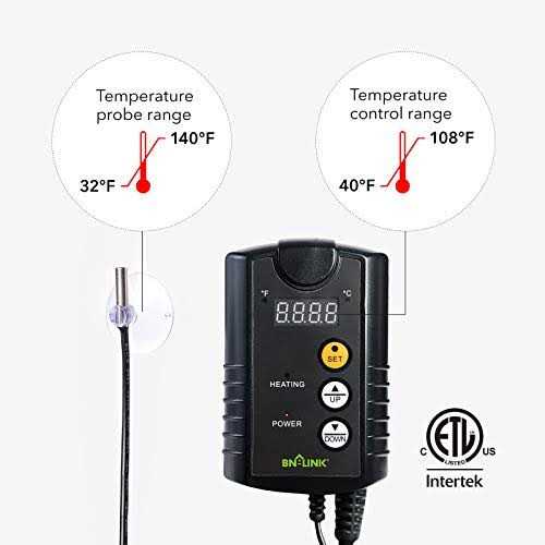 Reptile Heating Pad and Digital Thermostat Combo Set M7900