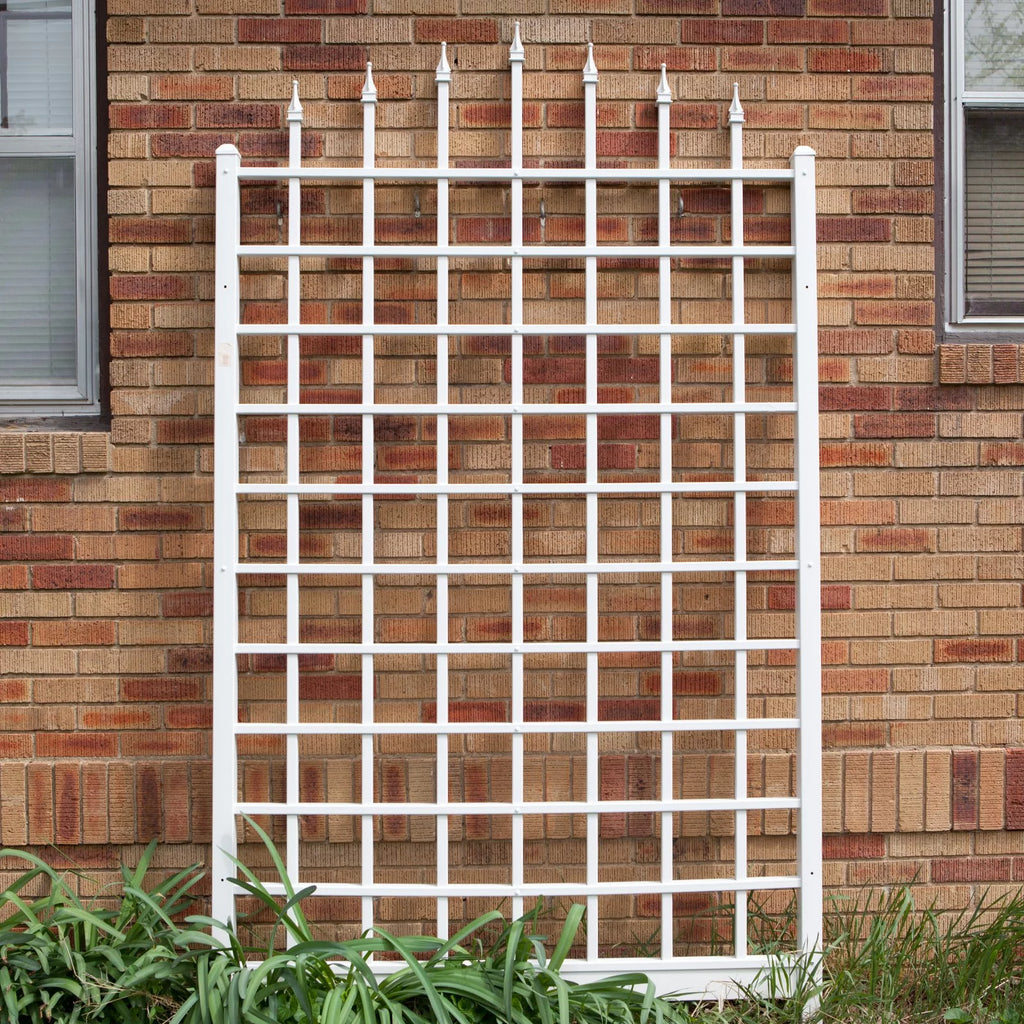 White Vinyl Wall Trellis U480