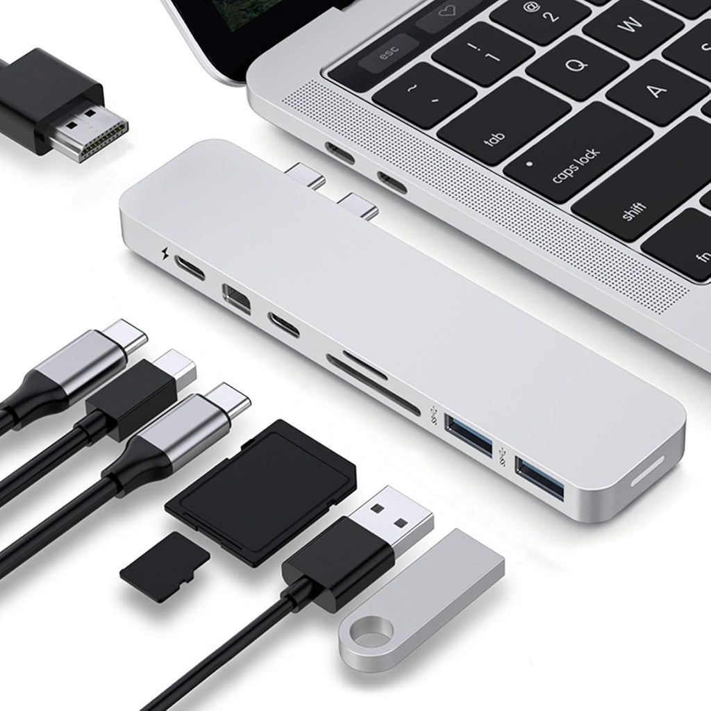 USB C Multi-port Hub with 4K HDMI and SD Card Reader J40924