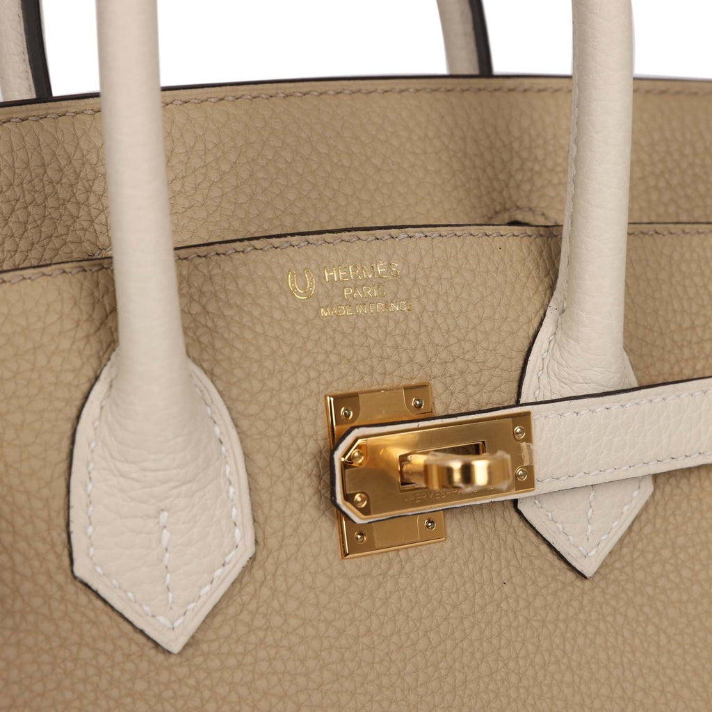 Trench and Beton Togo Leather Bag V40535