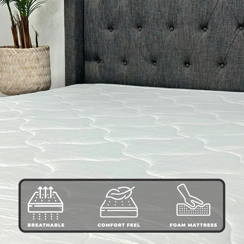 Twin Size 6 Inch Foam & Spring Hybrid Mattress B77575