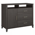 Tall TV Stand with Storage in Storm Gray T785093