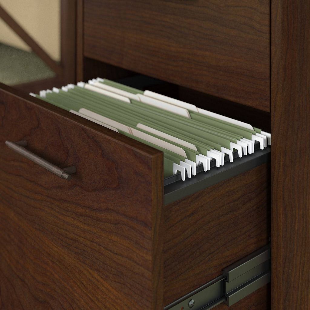 60-Inch L-Shaped Desk with Mobile File Cabinet C3809