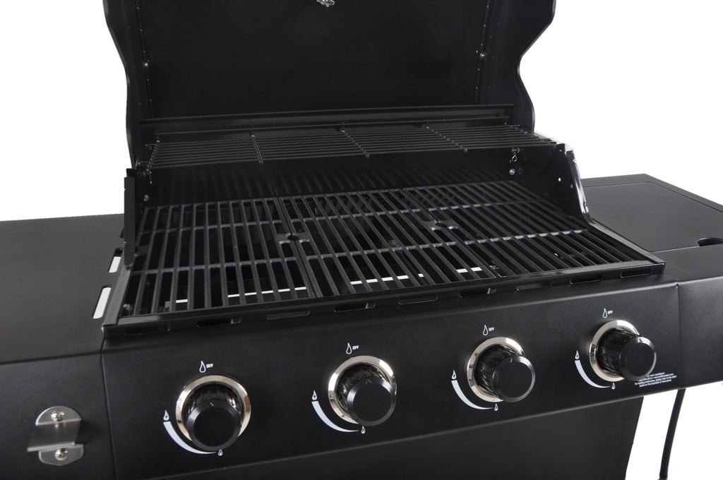4-Burner Propane Gas Grill with Side Burner K696