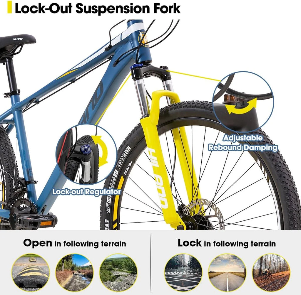 29 Inch Black Hardtail Mountain Bike M2368