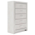 White 5 Drawer Chest Q466854