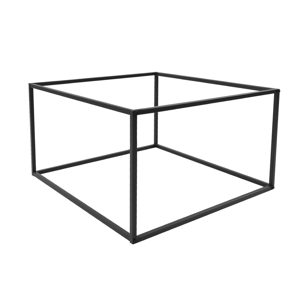 Black Metal Tray End Table S231