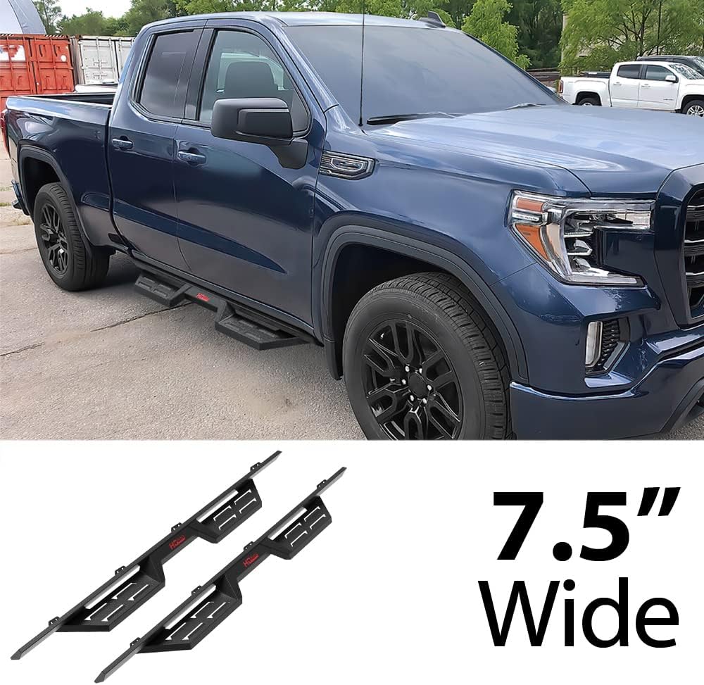 Steel Drop Down Boards Compatible with Silverado Sierra 1500 2500 3500 L58154