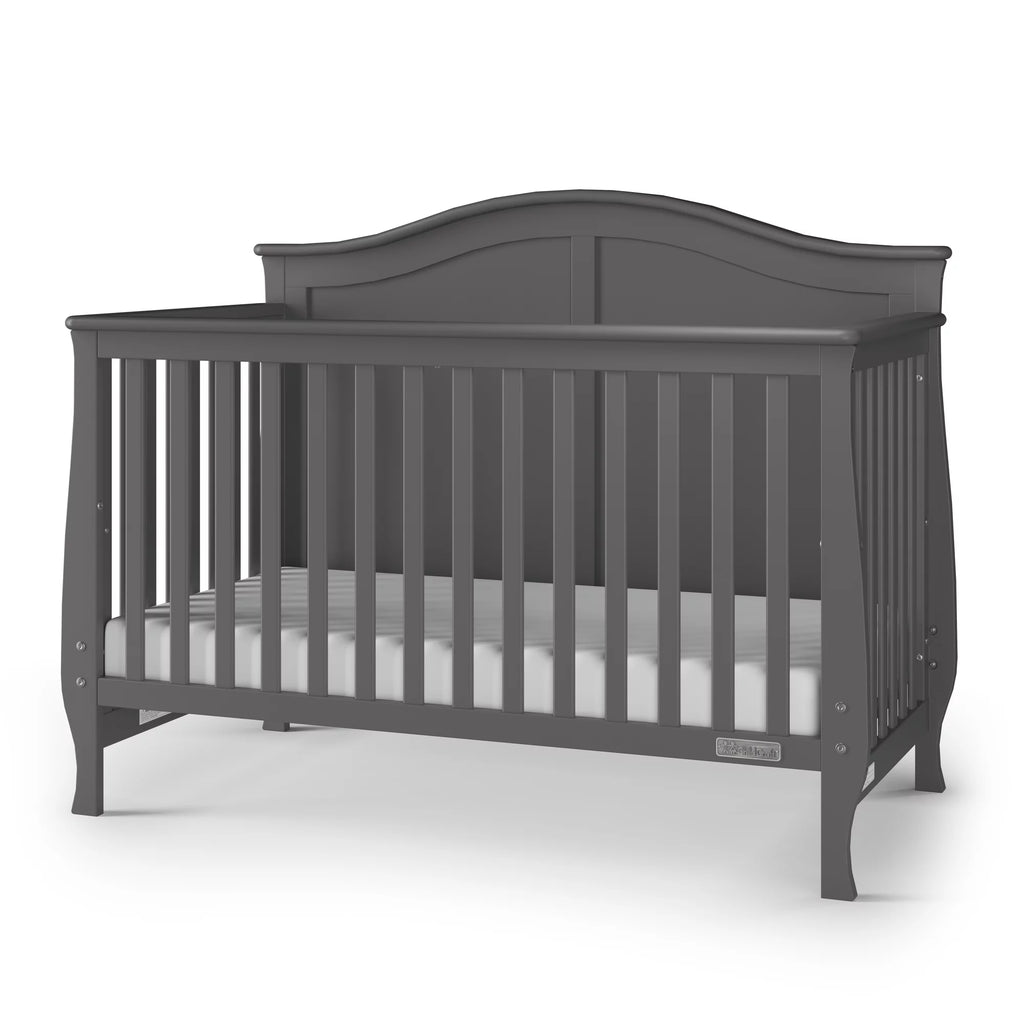 Cool Gray 4-in-1 Convertible Baby Crib C156