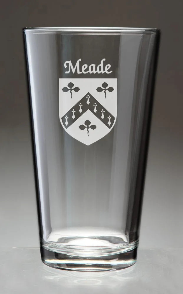 Irish Coat of Arms Pint Glasses Set of 4 E525254