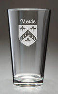 Irish Coat of Arms Pint Glasses Set of 4 E525254