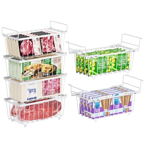 Black 2 Pack Freezer Organizer Bins E499