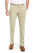 Khaki Flat Front Chino Pant R247