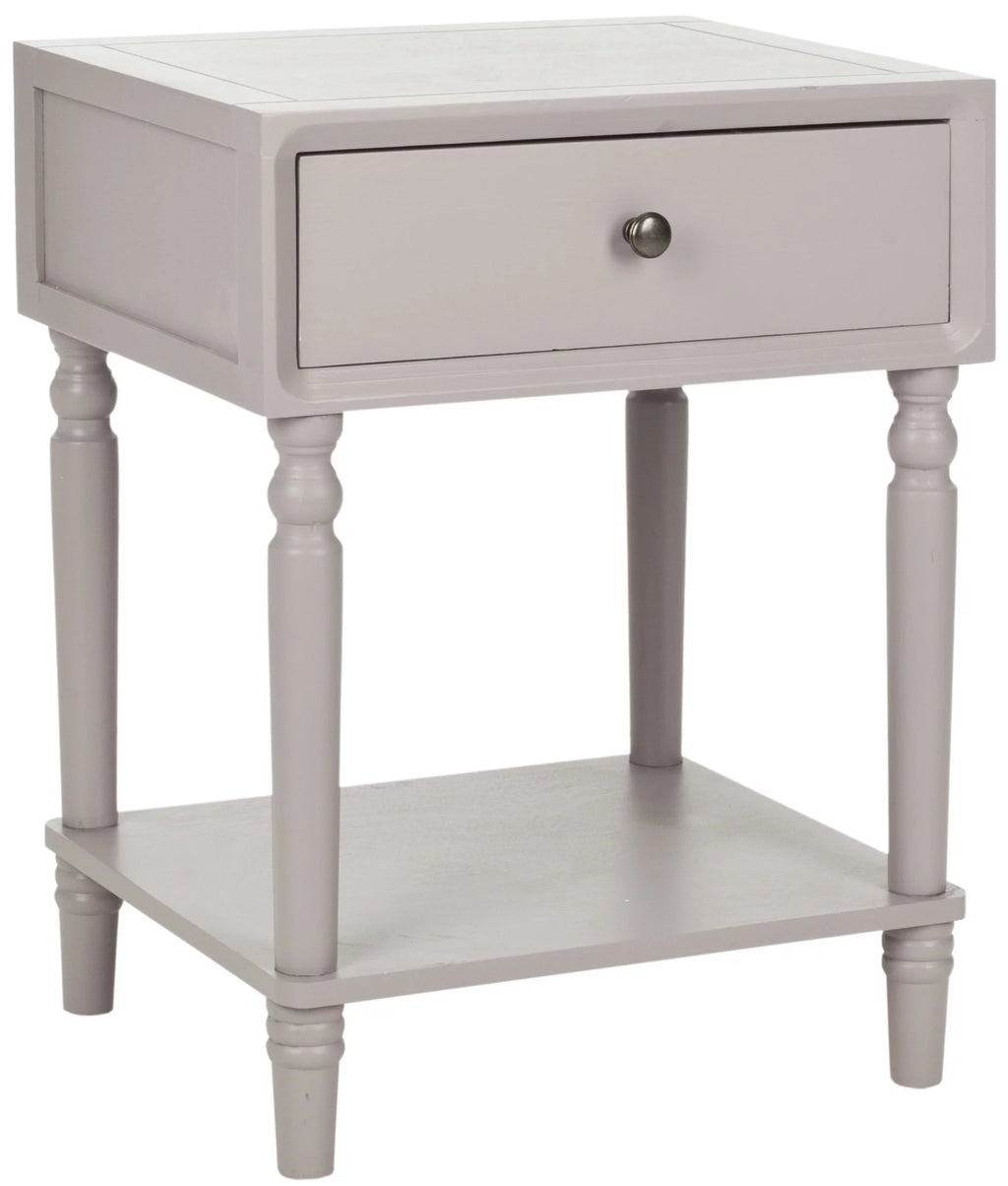 Rustic Nightstand with Storage Drawer S1963