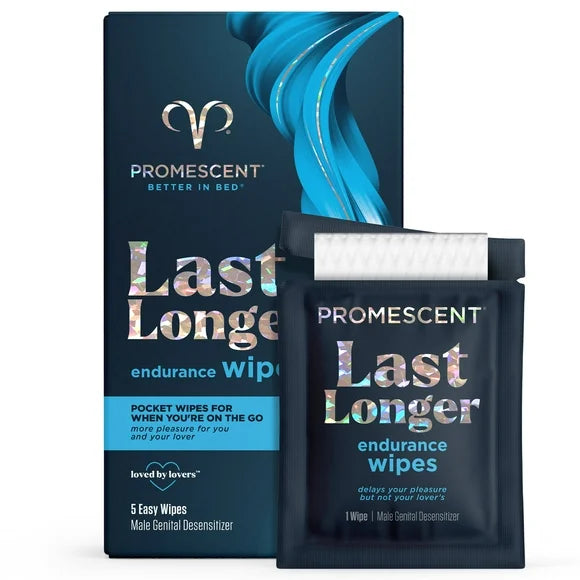 Last Longer Wipes, 5 Count S22886