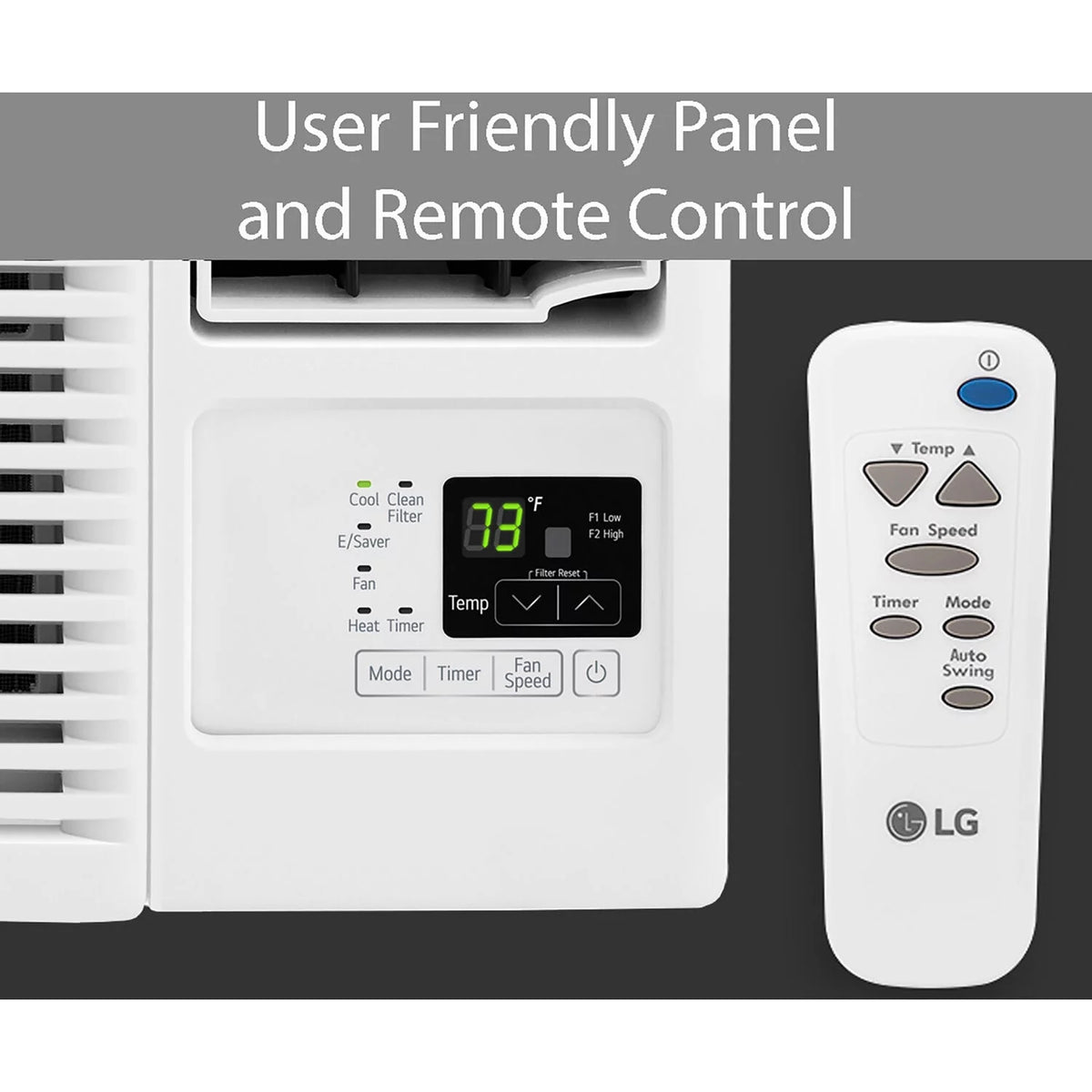 12,000 BTU Heat and Cool Window Air Conditioner with Wi-Fi Controls J66237