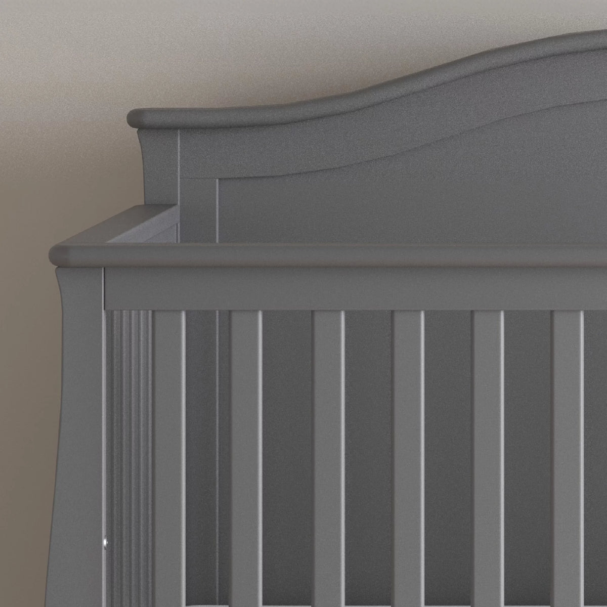 Cool Gray 4-in-1 Convertible Baby Crib C156