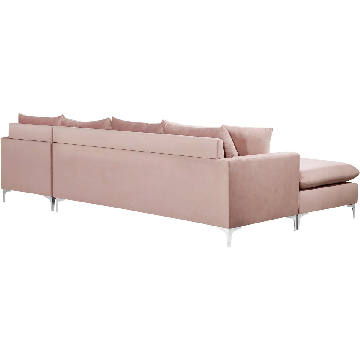 Black Velvet Reversible Sectional Y950637