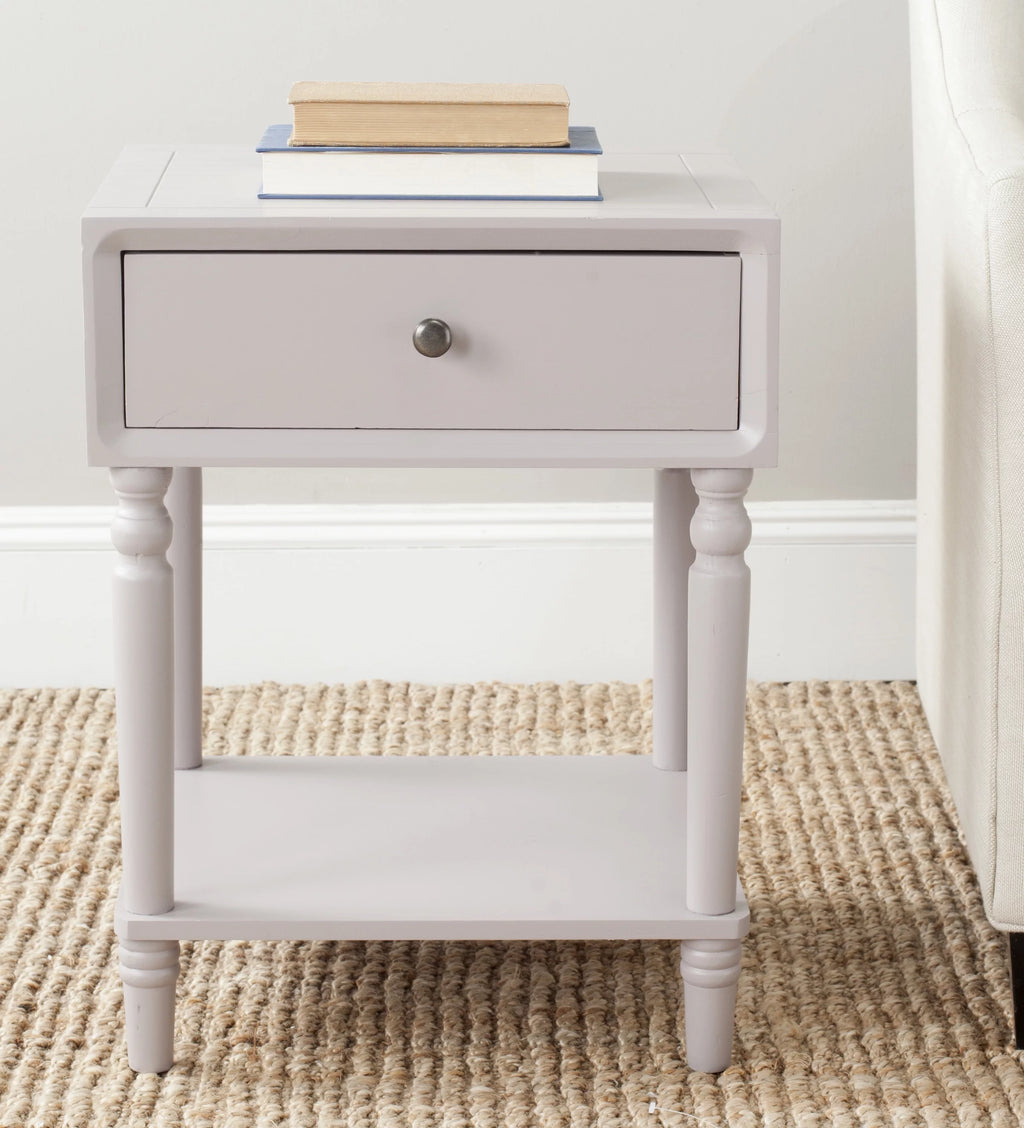 Rustic Nightstand with Storage Drawer S1963