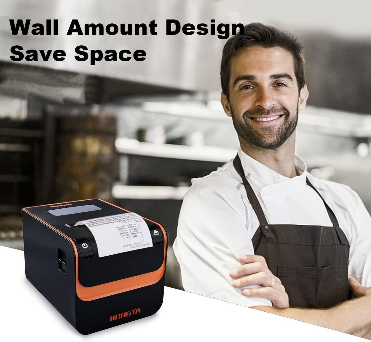 80mm Direct Thermal Receipt Printer with Auto Cutter M78988