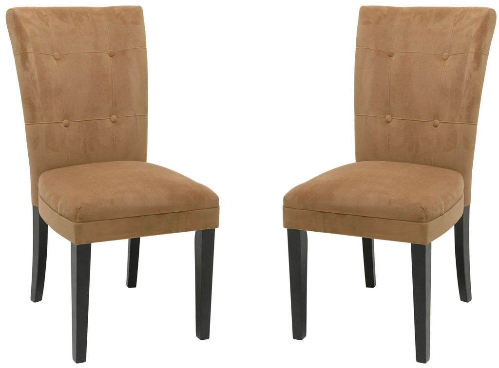 Camel Set of 2 Parsons Chairs M15923
