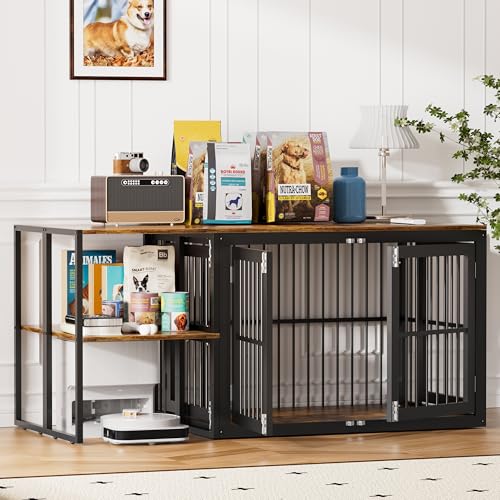 Large Breed Heavy Duty Dog Crate Furniture J6523