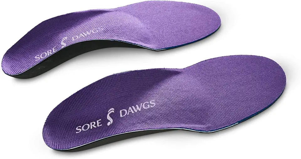 Purple High-Arch Athletic Insoles Large I8631