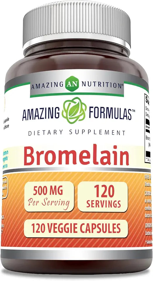 Bromelain Supplement 500 Mg 120 Veggie Capsules M70711