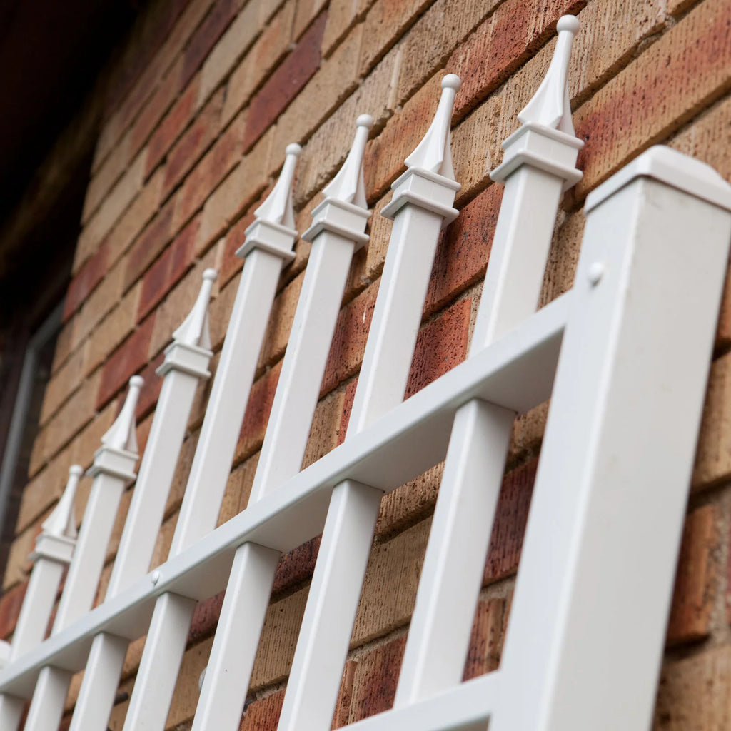 White Vinyl Wall Trellis U480