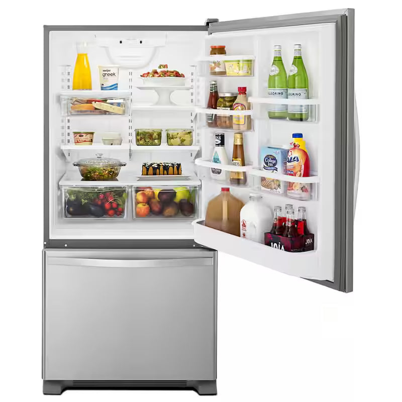 22 cu. ft. Stainless Steel Bottom Freezer Refrigerator U60815