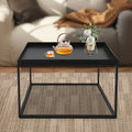 Black Metal Tray End Table S231